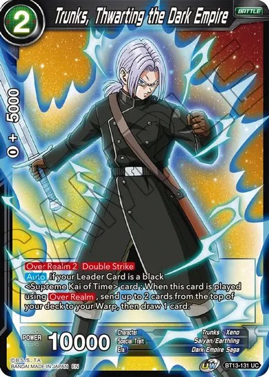 TRUNKS, THWARTING THE DARK EMPIRE
