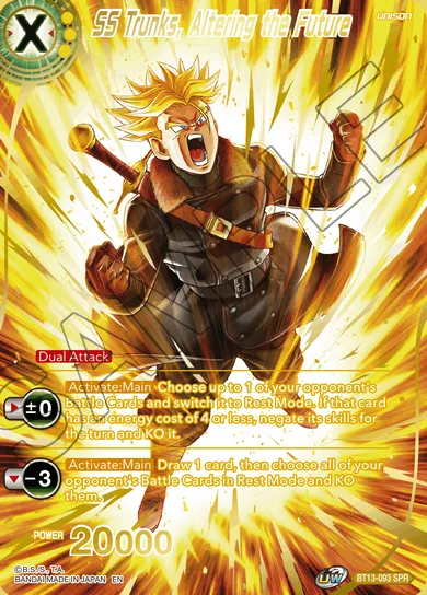 SS TRUNKS, ALTERING THE FUTURE