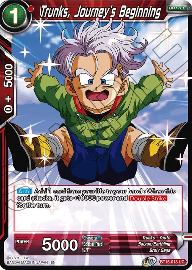TRUNKS, JOURNEY'S BEGINNING