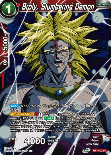 BROLY, SLUMBERING DEMON