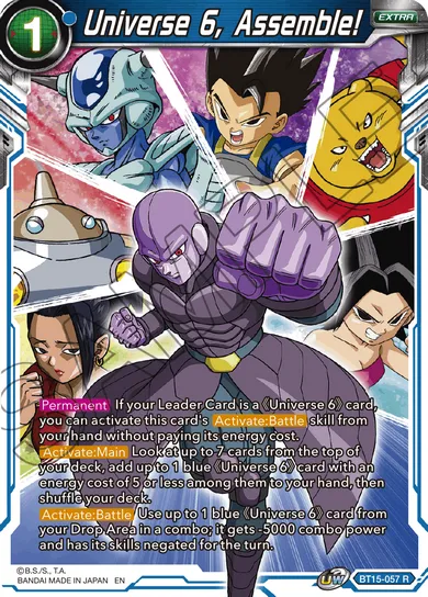 UNIVERSE 6, ASSEMBLE!