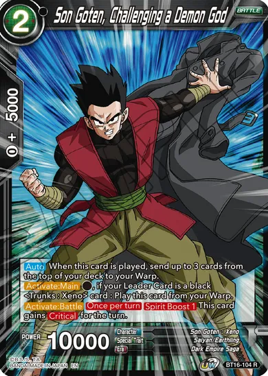 SON GOTEN, CHALLENGING A DEMON GOD