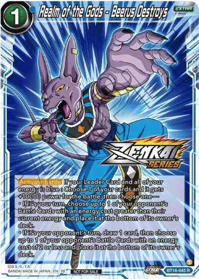REALM OF THE GODS - BEERUS DESTROYS