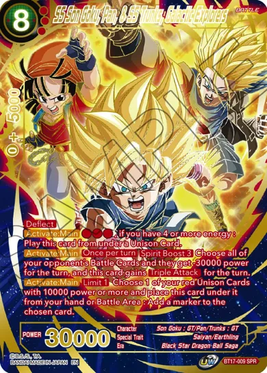 SS SON GOKU, PAN, & SS TRUNKS, GALACTIC EXPLORERS