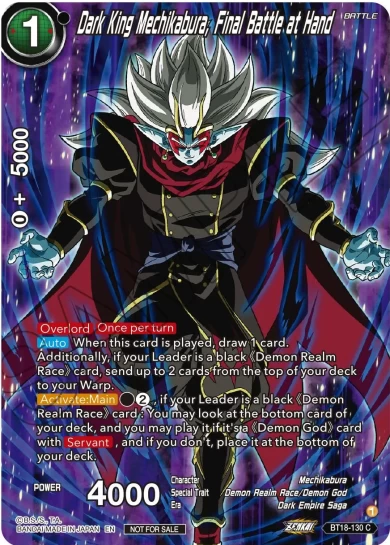 DARK KING MECHIKABURA, FINAL BATTLE AT HAND