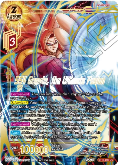 SS4 GOGETA, THE ULTIMATE FUSION