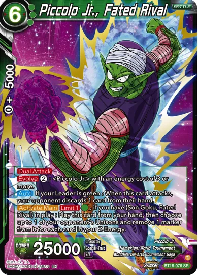 PICCOLO JR., FATED RIVAL