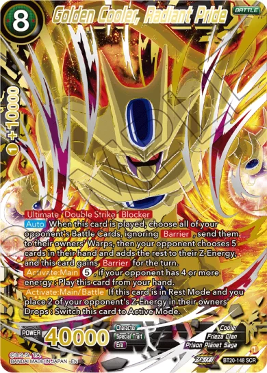 GOLDEN COOLER, RADIANT PRIDE