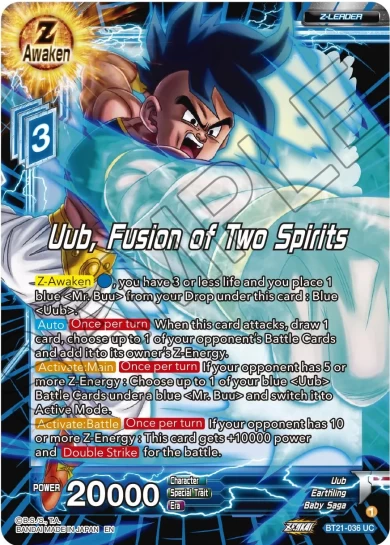 UUB, FUSION OF TWO SPIRITS