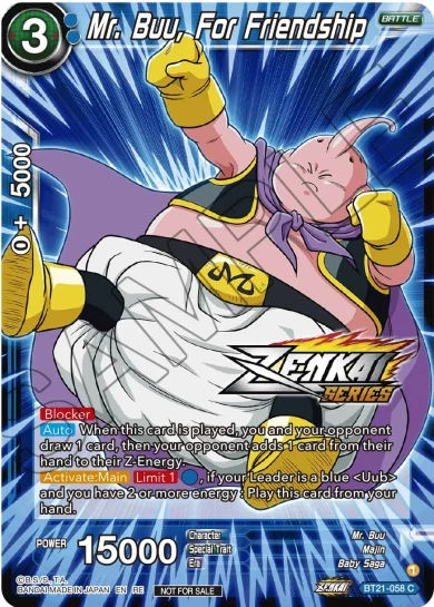 MR. BUU, FOR FRIENDSHIP