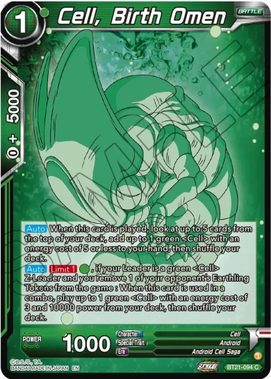 CELL, BIRTH OMEN