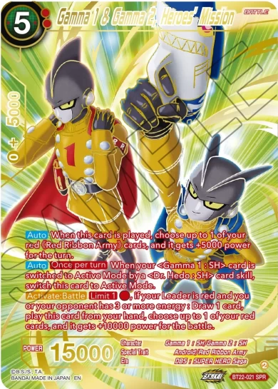 GAMMA 1 & GAMMA 2, HEROES' MISSION