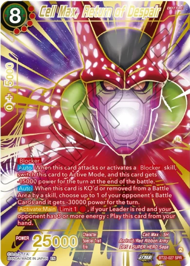 CELL MAX, RETURN OF DESPAIR