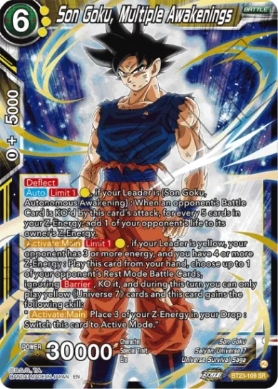 SON GOKU, MULTIPLE AWAKENINGS