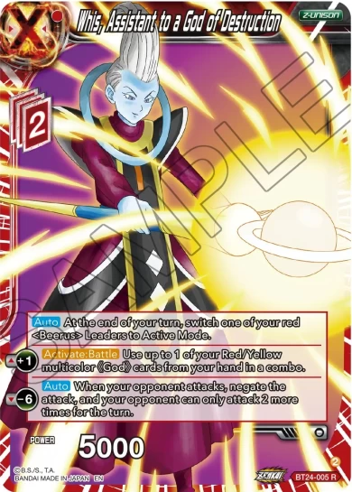 WHIS, ASSISTANT TO A GOD OF DESTRUCTION