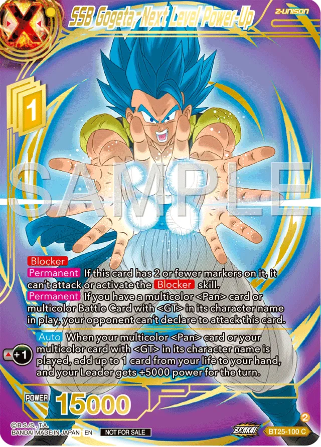 SSB GOGETA, NEXT LEVEL POWER-UP