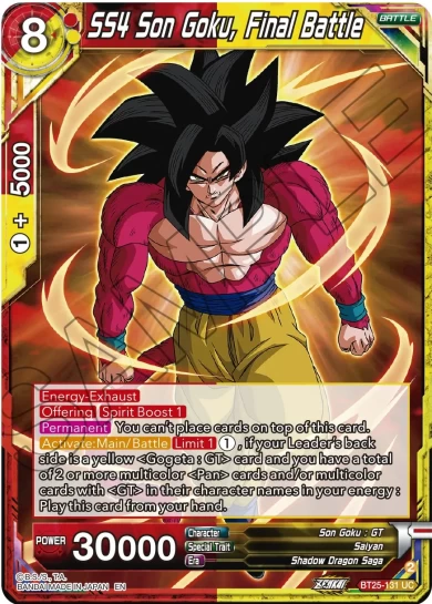 SS4 SON GOKU, FINAL BATTLE