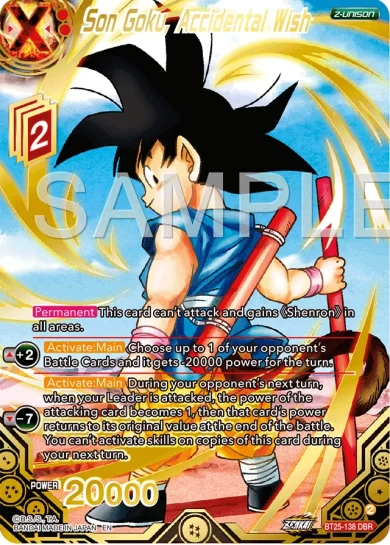 SON GOKU, ACCIDENTAL WISH