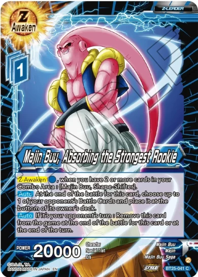 MAJIN BUU, ABSORBING THE STRONGEST ROOKIE