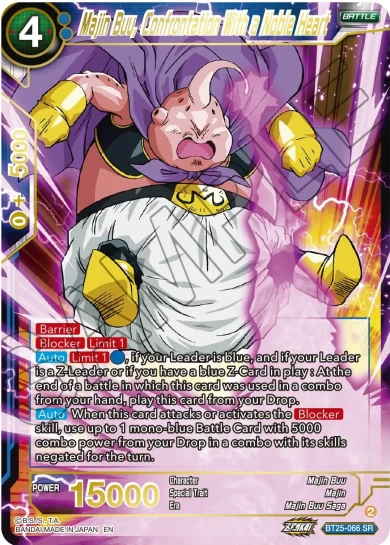 MAJIN BUU, CONFRONTATION WITH A NOBLE HEART