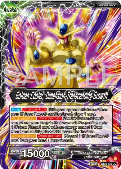 GOLDEN COOLER, DIMENSION-TRANSCENDING GROWTH