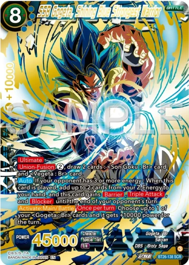 SSB GOGETA, SHINING BLUE STRONGEST WARRIOR