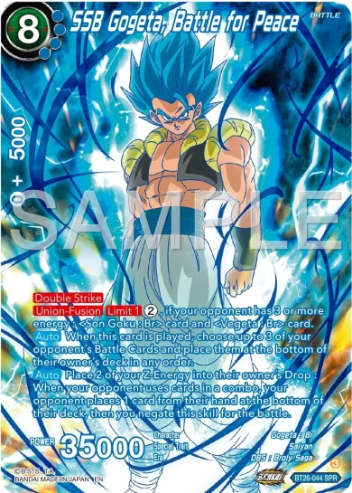 SSB GOGETA, BATTLE FOR PEACE