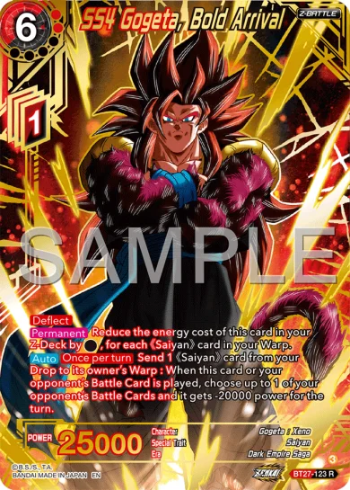 SS4 GOGETA, BOLD ARRIVAL