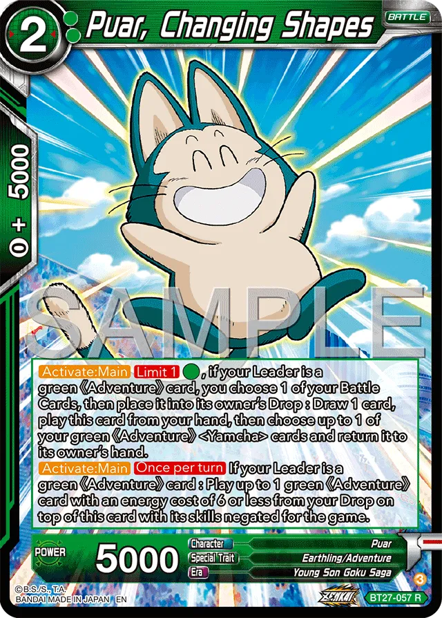 PUAR, CHANGING SHAPES