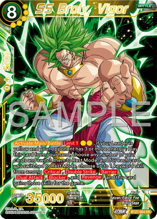 SS BROLY, VIGOR