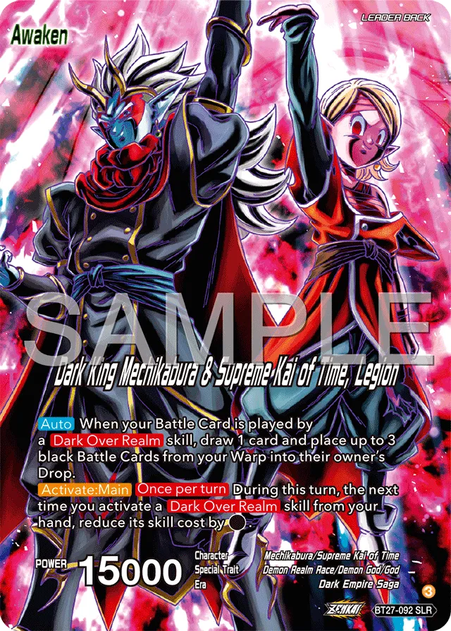 DARK KING MECHIKABURA & SUPREME KAI OF TIME, LEGION