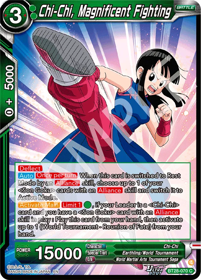 CHI-CHI, MAGNIFICIENT FIGHTING