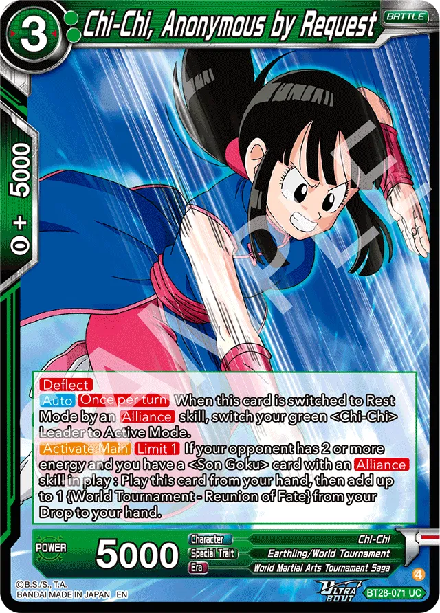 CHI-CHI, ANONYMOUS BY REQUEST
