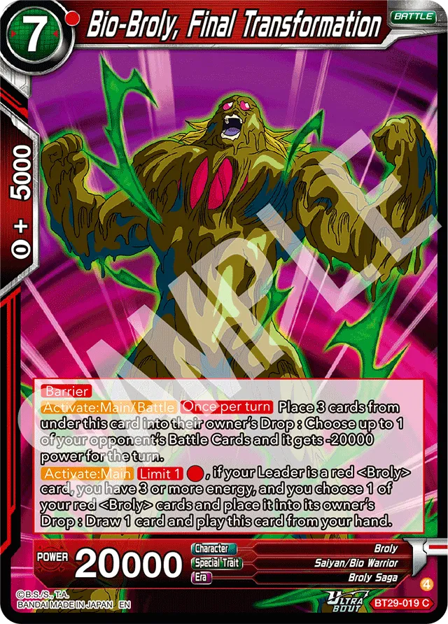BIO-BROLY, FINAL TRANSFORMATION