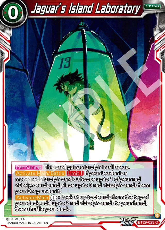 JAGUAR'S ISLAND LABORATORY