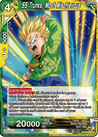 SS TRUNKS, MOST MISCHIEVOUS