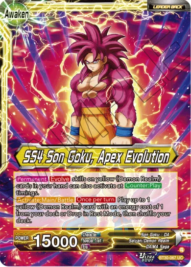 SS4 SON GOKU, APEX EVOLUTION