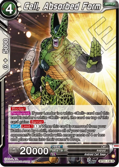 CELL, ABSORBED FORM