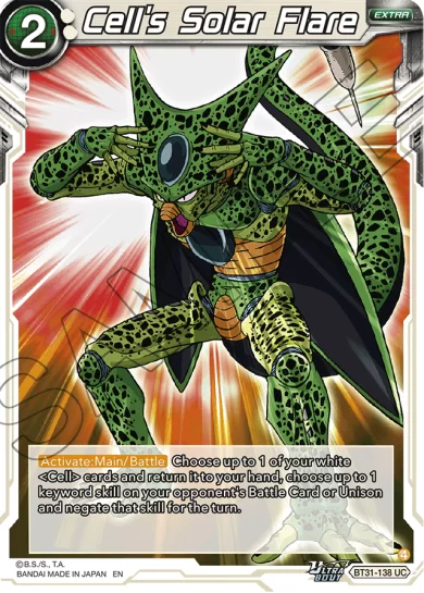 CELL'S SOLAR FLARE