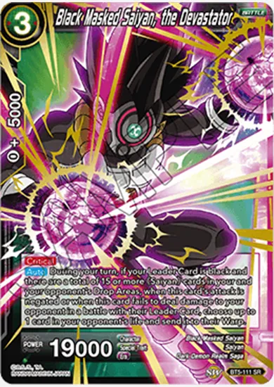 BLACK MASKED SAIYAN, THE DEVASTATOR