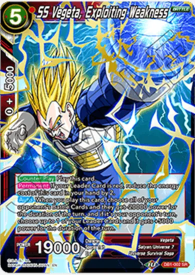 SS VEGETA, EXPLOITING WEAKNESS