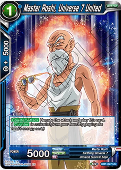 MASTER ROSHI, UNIVERSE 7 UNITED