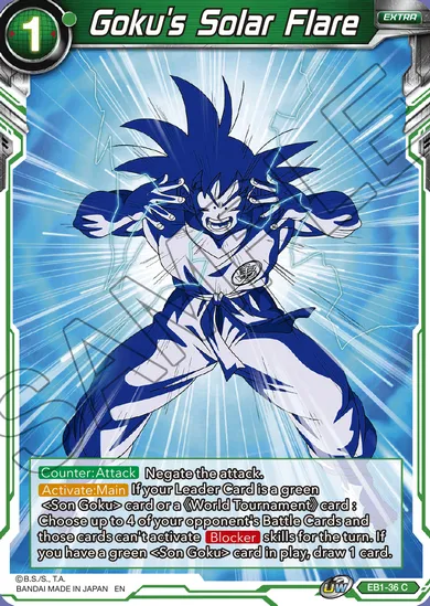 GOKU'S SOLAR FLARE