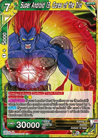 SUPER ANDROID 13, CORES OF THE TRIO