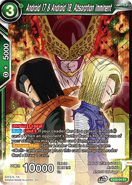 ANDROID 17 & ANDROID 18, ABSORPTION IMMINENT