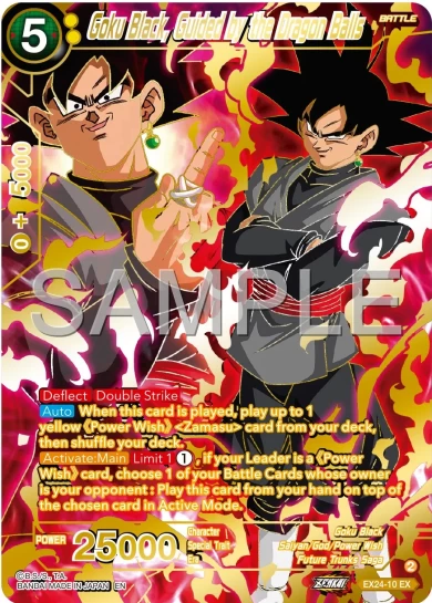 GOKU BLACK, GUIDED BY THE DRAGON BALLS