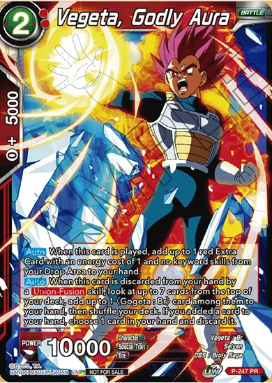 VEGETA, GODLY AURA