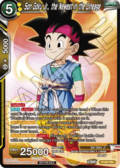 SON GOKU JR., THE NEWEST IN THE LINEAGE