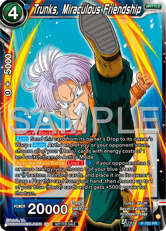 TRUNKS, MIRACULOUS FRIENDSHIP