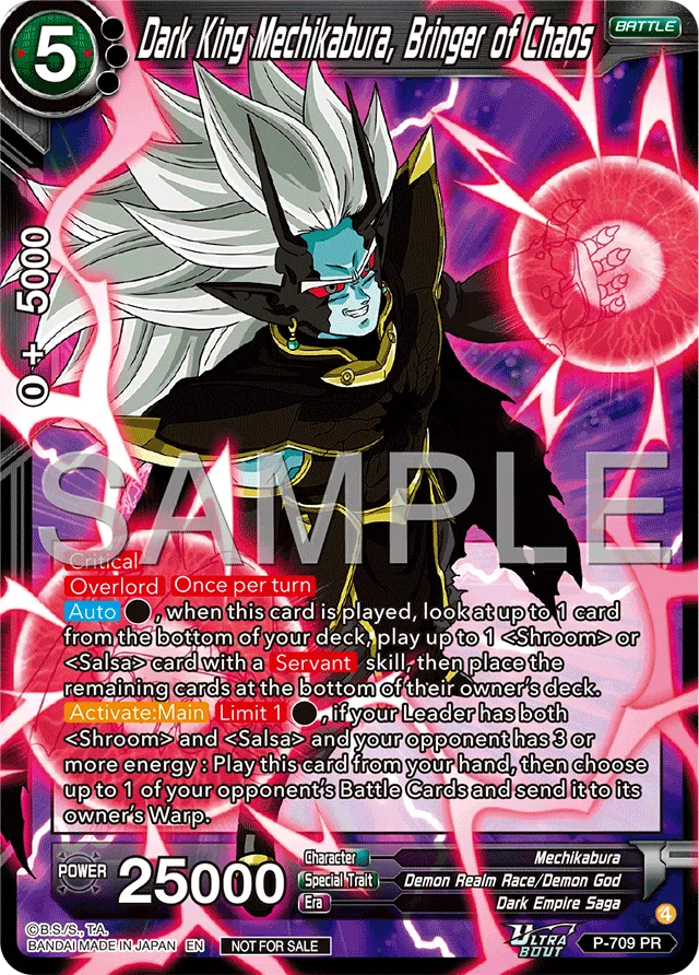 DARK KING MECHIKABURA, BRINGER OF CHAOS